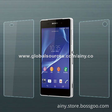 Screen Protector Films, Tempered Glass/0.3mm 2.5D/Ultra Transparent/Anti-shatter/for Sony Xperia Z2